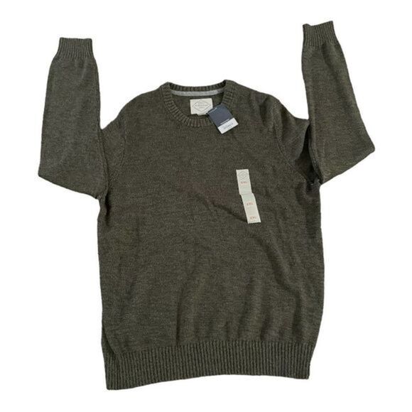 St John’s Bay Pullover Crewneck Knit Sweater Size XXL Mark Green - Picture 2 of 7